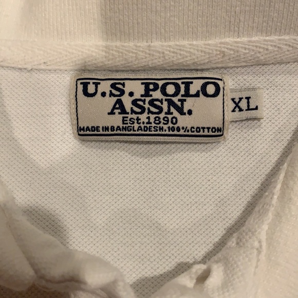 Vintage Classic White Polo Size Xl - Picture 3 of 4